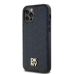   Apple iPhone 12/12 Pro DKNY DKHMP12MPSHRPSK MagSafe Hátlap - Fekete