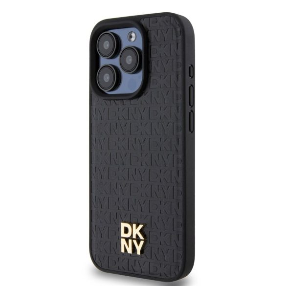 Apple iPhone 15 Pro DKNY DKHMP15LPSHRPSK MagSafe Hátlap - Fekete