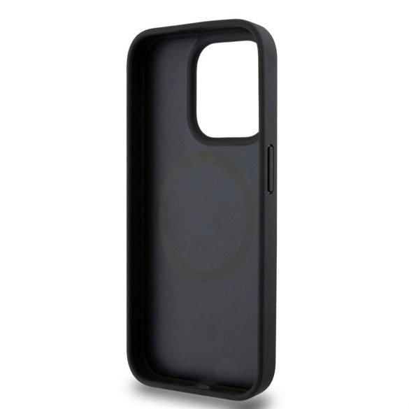 Apple iPhone 15 Pro DKNY DKHMP15LPSHRPSK MagSafe Hátlap - Fekete