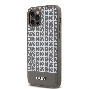 Apple iPhone 12/12 Pro DKNY DKHMP12MPSOSPW MagSafe Hátlap - Barna