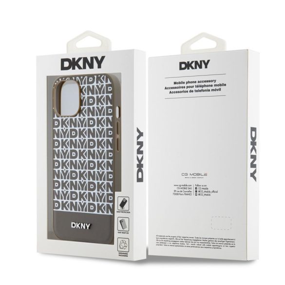 Apple iPhone 13 DKNY DKHMP13MPSOSPW MagSafe Hátlap - Barna