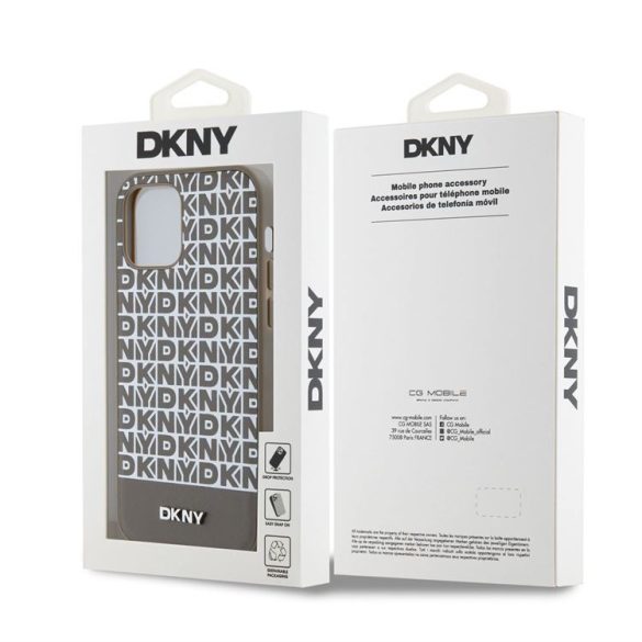 Apple iPhone 13 Pro DKNY DKHMP13LPSOSPW MagSafe Hátlap - Barna