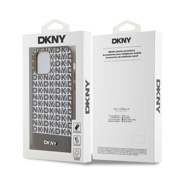 Apple iPhone 14 Pro DKNY DKHMP14LPSOSPW MagSafe Hátlap - Barna