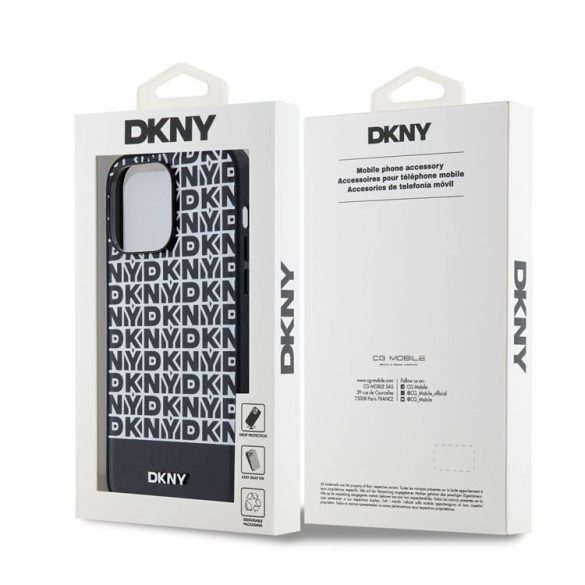 Apple iPhone 13 Pro DKNY DKHMP13LPSOSPK MagSafe Hátlap - Fekete