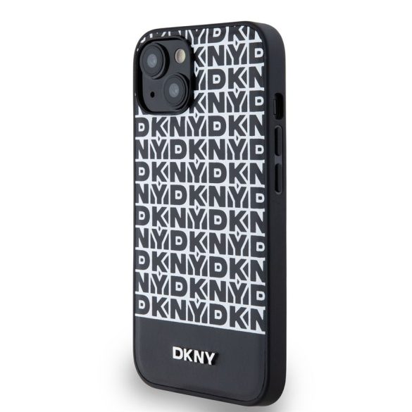 Apple iPhone 15 DKNY DKHMP15SPSOSPK MagSafe Hátlap - Fekete
