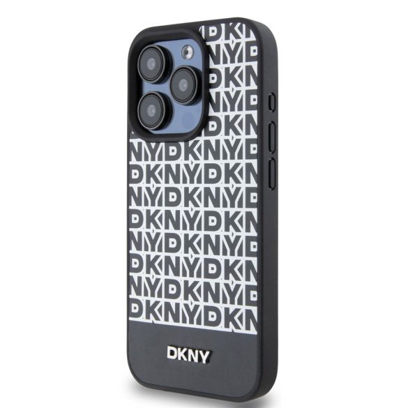 Apple iPhone 15 Pro DKNY DKHMP15LPSOSPK MagSafe Hátlap - Fekete