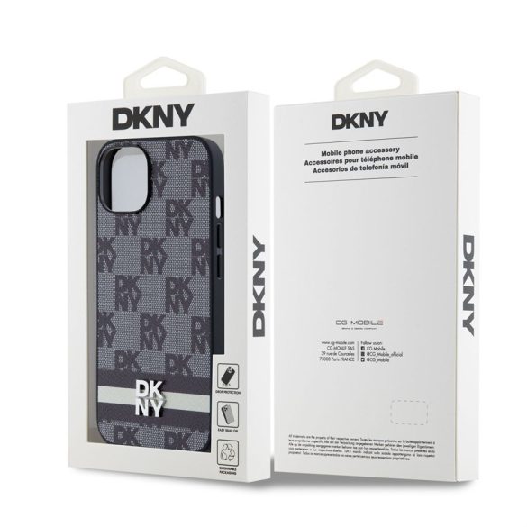 Apple iPhone 12/12 Pro DKNY DKHCP12MPCPTSSK Hátlap - Fekete