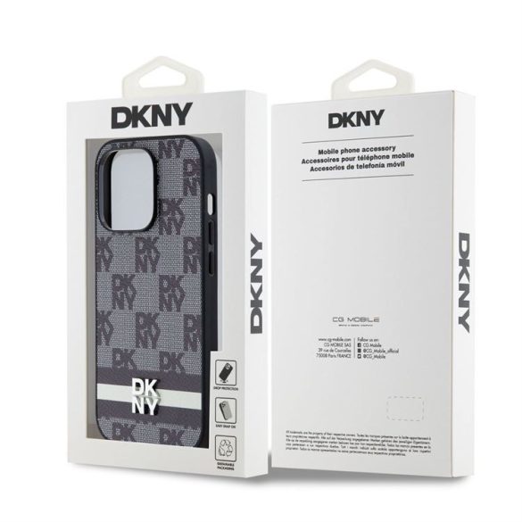 Apple iPhone 13 Pro DKNY DKHCP13LPCPTSSK Hátlap - Fekete