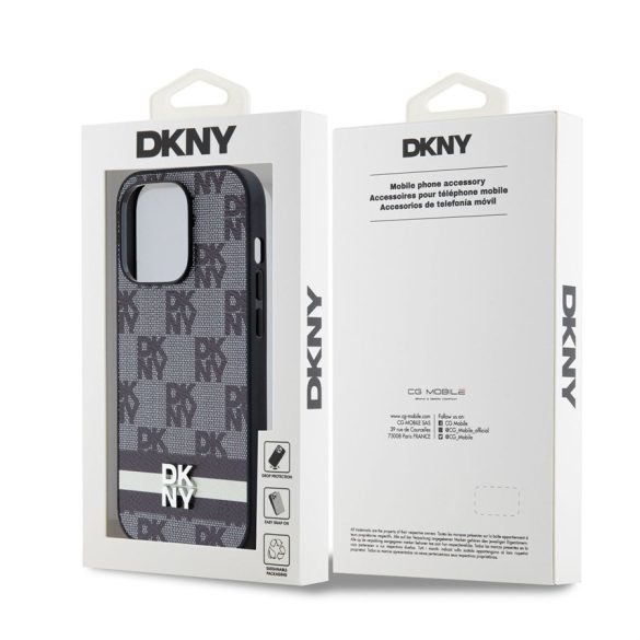 Apple iPhone 13 Pro Max DKNY DKHCP13XPCPTSSK Hátlap - Fekete