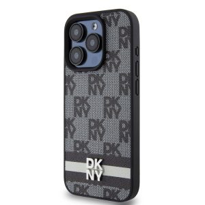 Apple iPhone 15 Pro DKNY DKHCP15LPCPTSSK Hátlap - Fekete