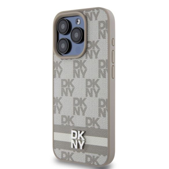 Apple iPhone 15 Pro DKNY DKHCP15LPCPTSSE Hátlap - Bézs