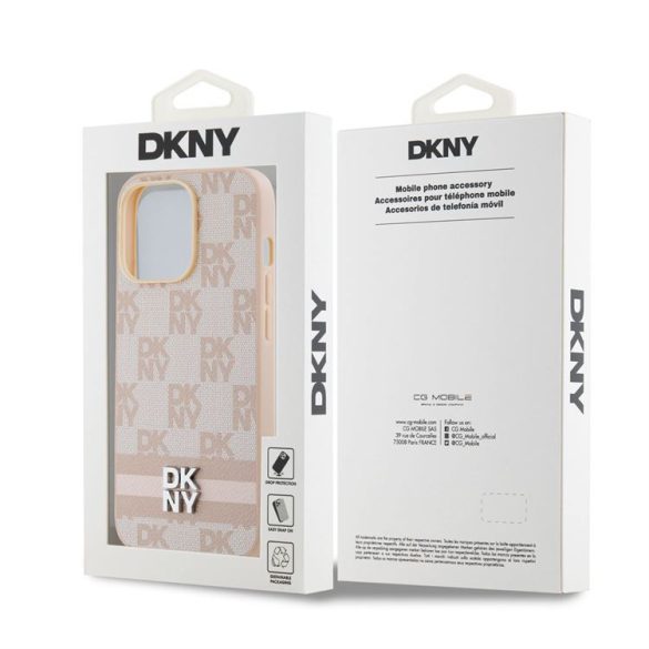 Apple iPhone 13 Pro DKNY DKHCP13LPCPTSSP Hátlap - Rózsaszín