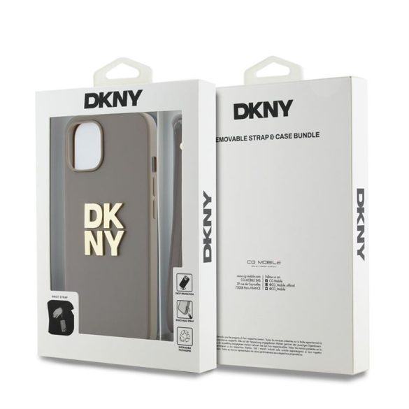 Apple iPhone 13 DKNY DKHCP13MPBSWSE Hátlap - Bézs