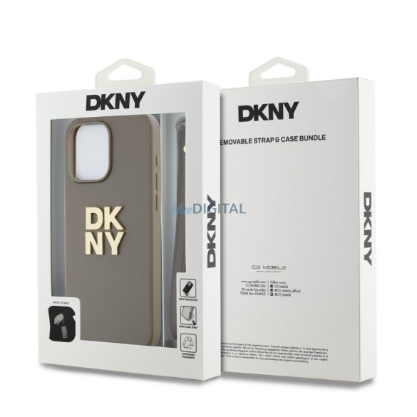 Apple iPhone 14 Pro DKNY DKHCP14LPBSWSE Hátlap - Bézs