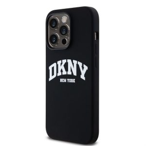 Apple iPhone 15 Pro DKNY DKHMP15LSNYACH Liquid Silicon MagSafe Hátlap - Fekete