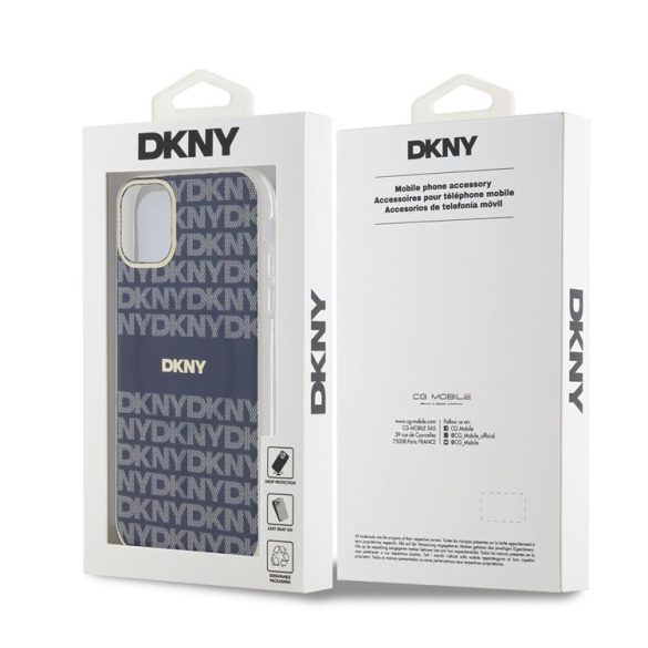 Apple iPhone 11 DKNY DKHMN61HRHSEB MagSafe Hátlap - Kék