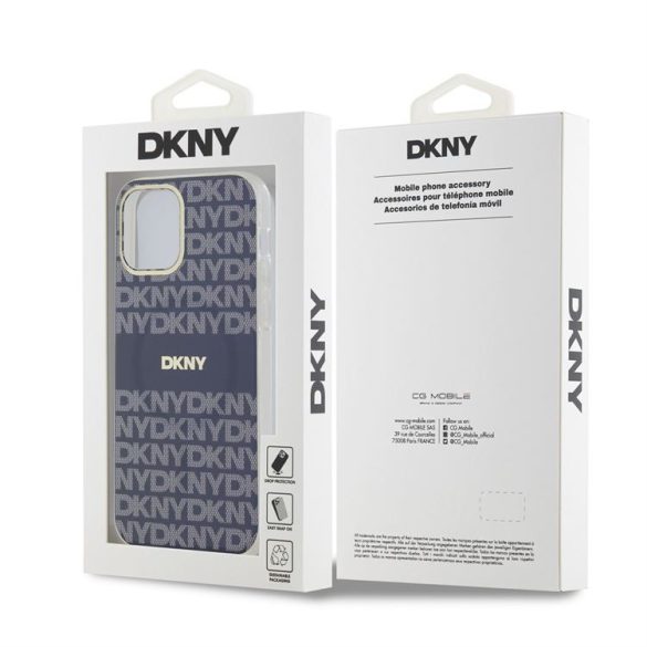 Apple iPhone 12/12 Pro DKNY DKHMP12MHRHSEB MagSafe Hátlap - Kék