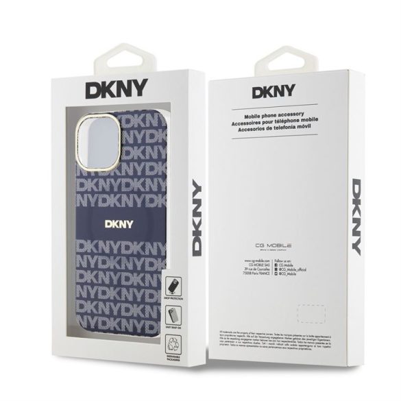 Apple iPhone 13 DKNY DKHMP13MHRHSEB MagSafe Hátlap - Kék