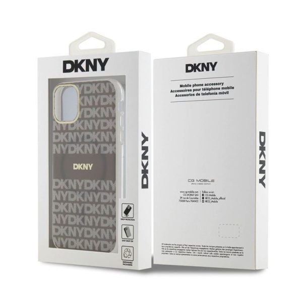 Apple iPhone 11 DKNY DKHMN61HRHSEE MagSafe Hátlap - Bézs