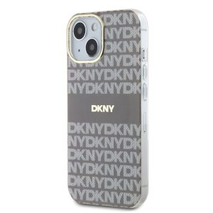 Apple iPhone 14 DKNY DKHMP14SHRHSEE MagSafe Hátlap - Bézs