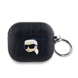 Apple Airpods 3 KARL LAGERFELD KLA3PGKIPK Tartó - Fekete