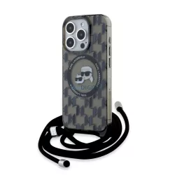   Apple iPhone 15 Pro KARL LAGERFELD KLHMP15LHCKCKLCK Magsafe IML Hátlap - Átlátszó