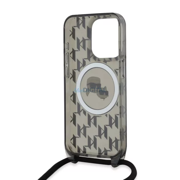 Apple iPhone 15 Pro KARL LAGERFELD KLHMP15LHCKCKLCK Magsafe IML Hátlap - Átlátszó
