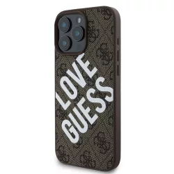   Apple iPhone 16 Pro Max GUESS GUHMP16XP4PLGWW MagSafe Hátlap - Barna