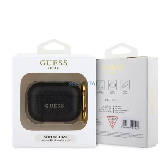 Apple Airpods 3 GUESS GUA3PGUGMK Tartó - Fekete