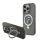 Apple iPhone 16 Pro KARL LAGERFELD KLHMP16LHMRSKCK MagSafe Ringstand Hátlap - Fekete Apple iPhone 16 Pro KARL LAGERFELD KLHMP16LHMRSKCK MagSafe Ringstand Hátlap - Fekete