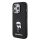 Apple iPhone 16 Pro KARL LAGERFELD KLHCP16LGKNPSK Glitter Hátlap - Fekete Apple iPhone 16 Pro KARL LAGERFELD KLHCP16LGKNPSK Glitter Hátlap - Fekete