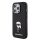 Apple iPhone 16 Pro Max KARL LAGERFELD KLHCP16XGKNPSK Glitter Hátlap - Fekete Apple iPhone 16 Pro Max KARL LAGERFELD KLHCP16XGKNPSK Glitter Hátlap - Fekete