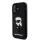Apple iPhone 16 KARL LAGERFELD KLHCP16S3DRKINK Hátlap - Fekete