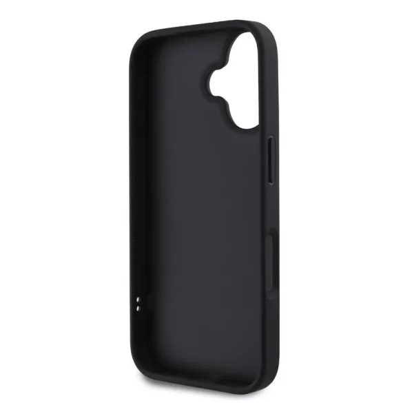 Apple iPhone 16 KARL LAGERFELD KLHCP16S3DRKINK Hátlap - Fekete