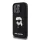 Apple iPhone 16 Pro KARL LAGERFELD KLHCP16L3DRKINK Hátlap - Fekete