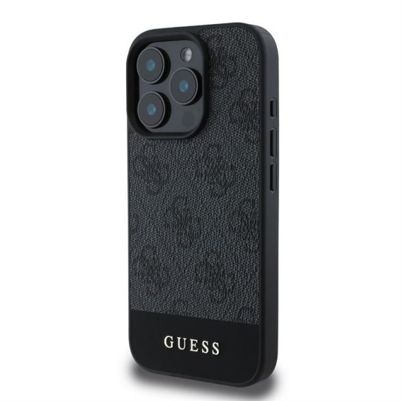 Apple iPhone 16 Pro GUESS GUHMP16LG4GLGR Hátlap - Szürke