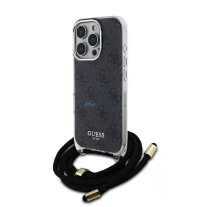Apple iPhone 16 Pro GUESS GUHCP16LSHC4SEK IML Hátlap - Fekete