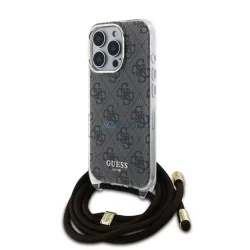   Apple iPhone 16 Pro Max GUESS GUHCP16XSHC4SEW IML Hátlap - Barna