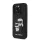 Apple iPhone 15 Pro KARL LAGERFELD KLHCP15LSANKCPK Hátlap - Fekete