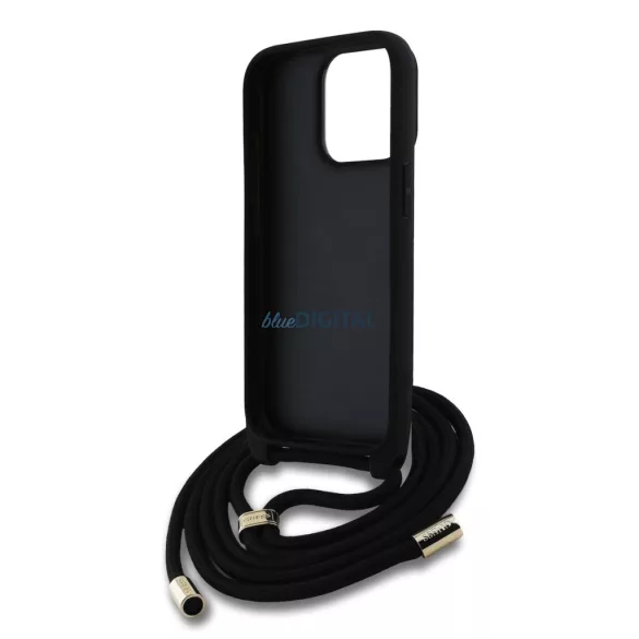 Apple iPhone 15 Pro GUESS GUHCP15LP4GMGCRK Hátlap - Fekete