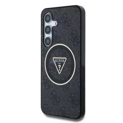   Samsung S25 Plus GUESS GUHMS25MHG4PRTGK MagSafe Hátlap - Fekete