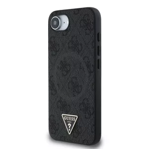 Apple iPhone 16e GUESS GUHMPSE4P4TDPK MagSafe Hátlap - Fekete