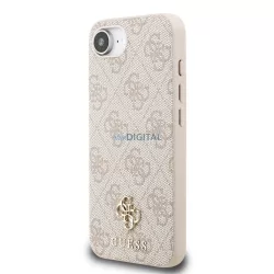   Apple iPhone 16e GUESS GUHMPSE4P4SM4MP MagSafe Hátlap - Rózsaszín