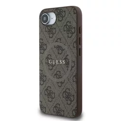   Apple iPhone 16e GUESS GUHMPSE4G4GFRW MagSafe Hátlap - Barna