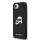 Apple iPhone 16e KARL LAGERFELD KLHCPSE4PFGKCPK Glitter Hátlap - Fekete
