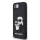 Apple iPhone 16e KARL LAGERFELD KLHCPSE43DRKCNK Hátlap - Fekete