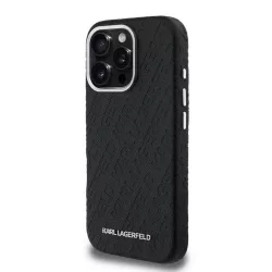   Apple iPhone 16 Pro Max KARL LAGERFELD KLHMP16XPGKLFOFK Magsafe Hátlap - Fekete