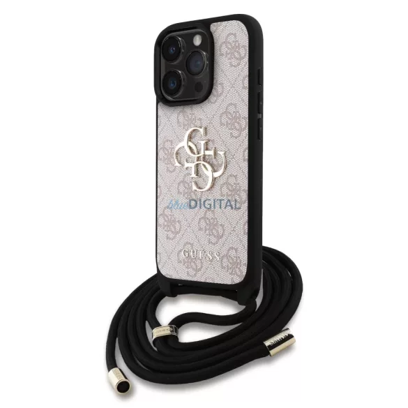 Apple iPhone 16 Pro GUESS GUHCP16LP4GMGCRP Hátlap - Rózsaszín