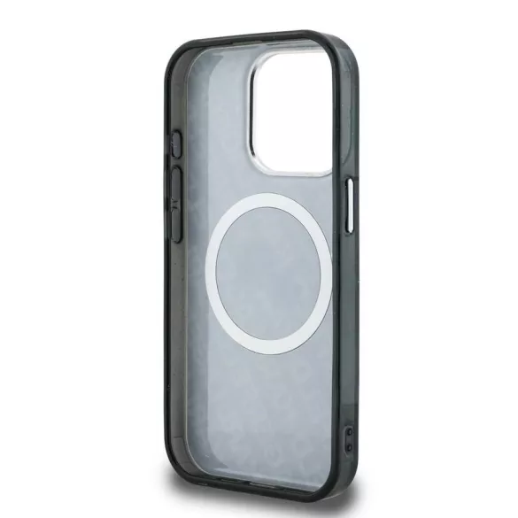 Apple iPhone 15 Pro KARL LAGERFELD KLHMP15LHMKBKCHK Magsafe IML Hátlap - Fekete