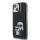 Apple iPhone 15 KARL LAGERFELD KLHMP15SHMKCAQK IML Hátlap - Fekete